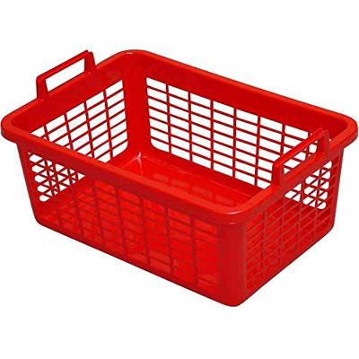 Lockweiler 103968042 Wasmand hoekig 80 L, 80 cm, rood