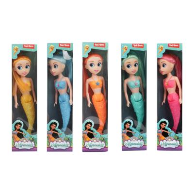 Toi-Toys Mermaids zeemeerminpop met buigbare staart, 18cm