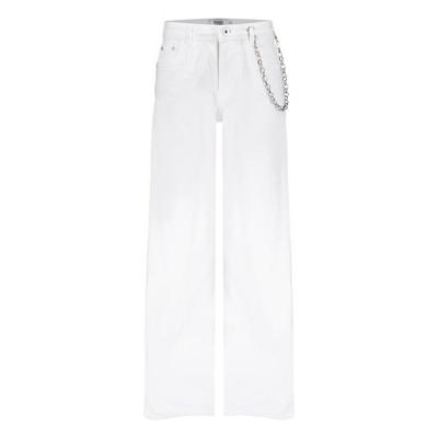 Frankie & Liberty Zomer jeans broek - wide leg meisjes - wit - Attitude