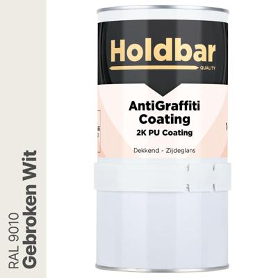 Holdbar Anti Graffiti Coating Gebroken Wit (RAL 9010) 1 Kg
