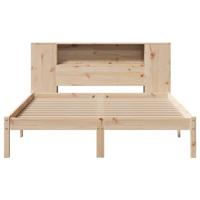 Bed met boekenkast zonder matras massief grenenhout 160x200 cm - thumbnail
