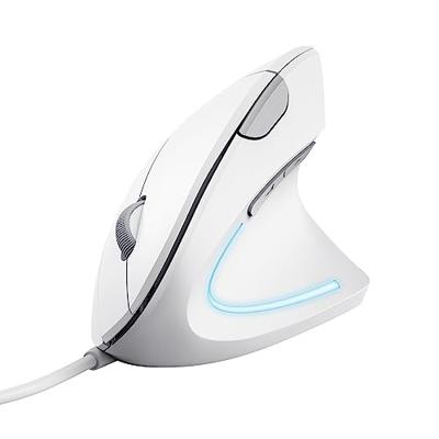 Trust VERTO ERGO Muis Kabelgebonden Optisch Wit 6 Toetsen 1600 dpi Ergonomisch