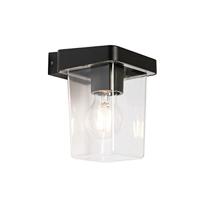 QAZQA Moderne buiten wandlamp zwart IP54 - Chimay - thumbnail