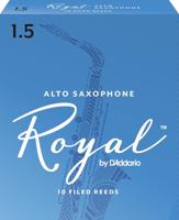 D'Addario Woodwinds RJB1015 Royal Altsaxofoonriet, sterkte 1.5, 10 stuks, filed - thumbnail