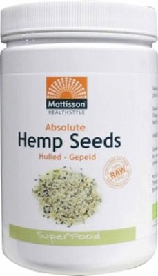 Mattisson HealthStyle Biologische Hennepzaad Gepeld Mattisson HealthStyle Biologische Hennepzaad Gepeld