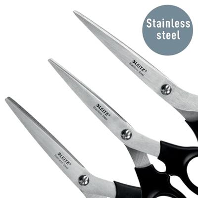 Leitz 54260095 Universele schaar Universeel Rechtshandig, Linkshandig 165 mm, 185 mm, 205 mm Zwart