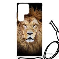 Samsung Galaxy S23 Ultra Case Anti-shock Leeuw - thumbnail