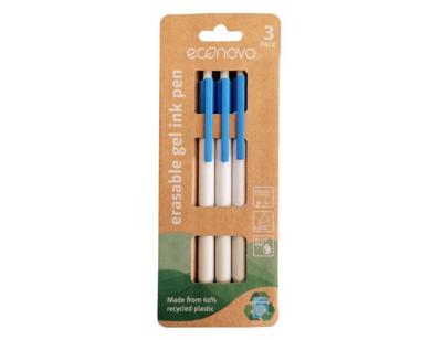 Econovo gelroller, 0,5 mm, blister van 3 stuks, blauw