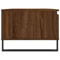 Salontafel 90x50x36,5 cm bewerkt hout bruineikenkleurig - thumbnail