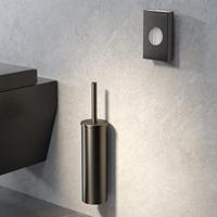 Toiletborstel met Houder Geesa Nemox Wand Geborsteld Zwart Geesa - thumbnail