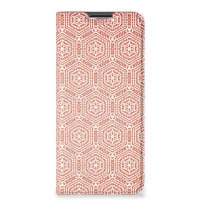 OPPO A54s | A16 | A16s | Hoesje met Magneet | Pattern Orange