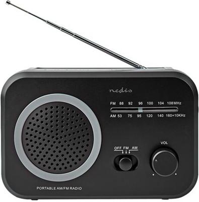 FM/AM-Radio | 1,8 W | Zakformaat | Zwart