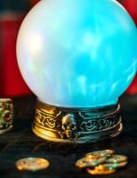 Glazen Bol Met Licht En Geluid - thumbnail