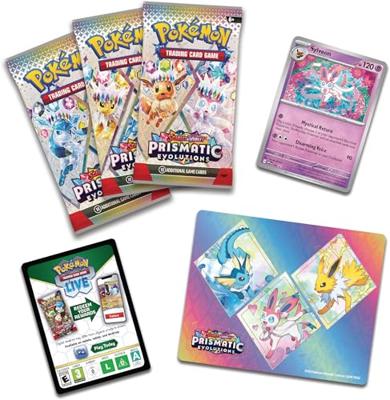 Pokemon TCG Prismatic Evolution Tech Sticker Collection - Sylveon