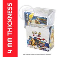Evoretro Acrylic Display Case for Booster Boxes / Elite Trainer Boxes Ver. 1 with Sliding Lid - thumbnail