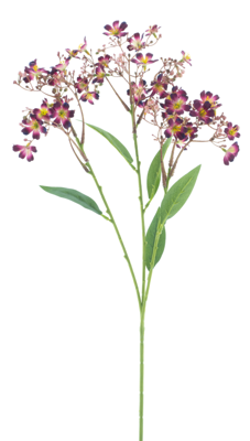 Daphne spray Elena purple/red 72cm