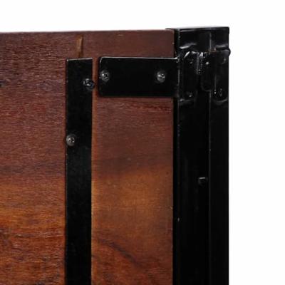 Hoofdeinde 140 cm massief gerecycled en ijzer