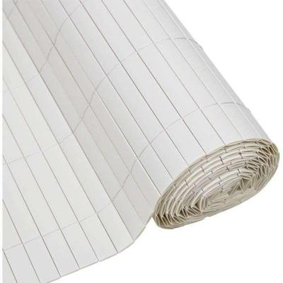 Dubbelzijdig PVC rietgaas - NATURE - 1 x 3 m - 1600 g/m² - Verduisterend 4/5 - Anti-UV - Wit
