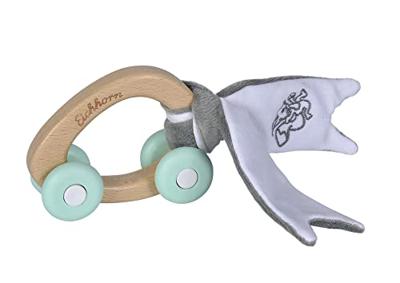 Eichhorn baby houten auto met pluche