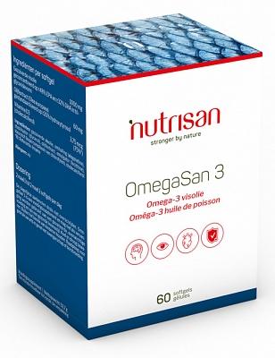 Nutrisan OmegaSan 3 Omega-3 Visolie 60Capsules
