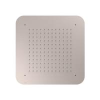 Hoofddouche Tres Plafond 42x42 cm Vierkant Patroon Ronde Hoeken Staal - thumbnail