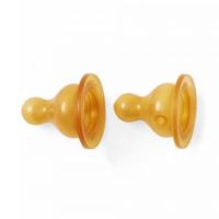 Hevea speen voor glazen drinkfles slowflow (2 stuks) - thumbnail