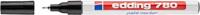 Edding Lakmarker | zwart | streepbreedte 0,8 mm ronde punt | 10 stuks - 4-780001 4-780001 - thumbnail