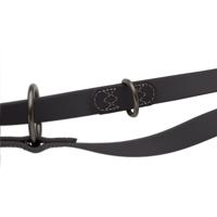 Hondenriem Hunter Zwart 2 x 200 cm - thumbnail