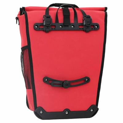 VidaXL Fietstas rood 34 x 16 x 59 cm polyester
