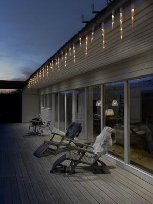 LED IJspegelsnoer warmwit