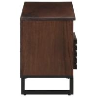 Tv-meubel 100x34x46 cm massief mangohout bruin - thumbnail