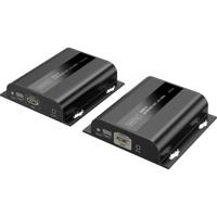 Digitus DS-55351 HDMI-extenderset HDMI, HDMI-ingang, USB, USB-A, USB-A 1.1, RJ45, Micro-USB Via netwerkkabel RJ45 200 m - thumbnail