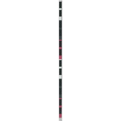 Bachmann 800.0114 19 inch Stekkerdoos voor patchkast 1 HE Apparaatcontactdoos C13 10A Aluminium profiel Meerdere kleuren