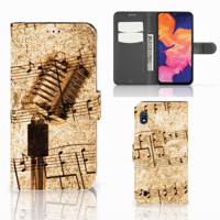 Samsung Galaxy A10 Telefoonhoesje met foto Bladmuziek - thumbnail