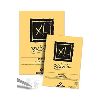 Bristolpapier Canson XL Bristol 50vel 180gr A4 extra wit | 5 stuks