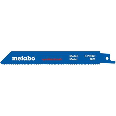 Metabo Accessoires Reciprozaagbladen (5 st.) BiM 150x1,25/1,8-2,6 - 628260000 Metabo Accessoires Reciprozaagbladen (5 st.) BiM 150x1,25/1,8-2,6 - 628260000