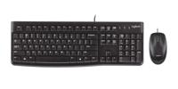 Toetsenbord en muis Logitech 920-002543 Zwart Italiaans QWERTY - thumbnail