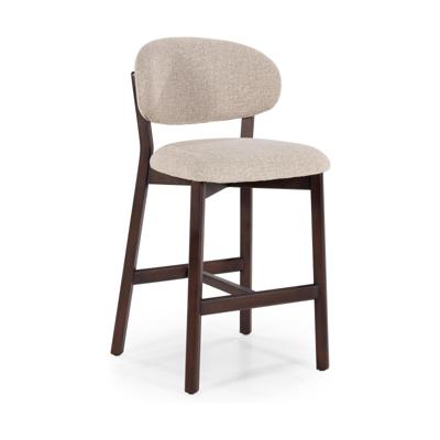 Eleonora Barstoel 'Mikky' kleur Taupe/Bruin (zithoogte 69cm)