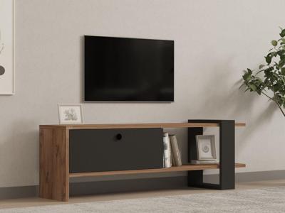 Tv-meubel GAYA 1 deur eik/antraciet