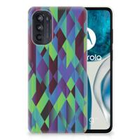 Motorola Moto G52/G82 | TPU Hoesje | Abstract Green Blue - thumbnail