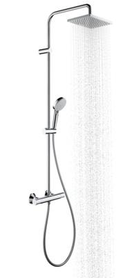 Hansgrohe Regendouche set Vernis Shape Showerpipe 230 1 Jet met Douchethermostaat Mat Zwart