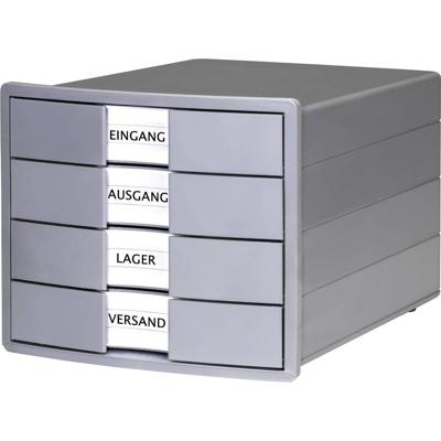HAN IMPULS KARMA 10128-18 Ladebox Zwart DIN A4, DIN C4 Aantal lades: 4