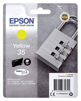 Epson Inktcartridge 35 Origineel Geel C 13 T 35844010