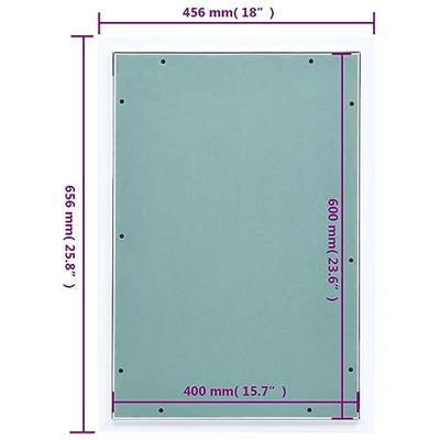 Toegangspaneel met aluminium frame en gipsplaat 400x600 mm Toegangspaneel met aluminium frame en gipsplaat 400x600 mm