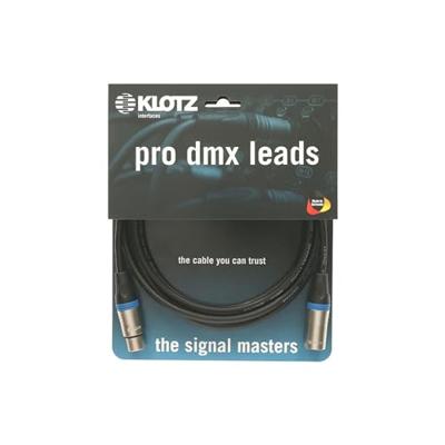 Klotz LX2-5X1K2-01.0 Ultraflexibele DMX-kabel met XLR 5p 1 meter Klotz LX2-5X1K2-01.0 Ultraflexibele DMX-kabel met XLR 5p 1 meter