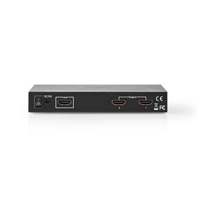 HDMI-Splitter | 2-Poorts - 1x HDMI-Ingang | 2x HDMI-Uitgang