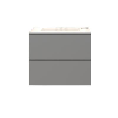 Badkamermeubelset Gliss Hermes 60 cm Beton Grijs Badkamermeubelset Gliss Hermes 60 cm Beton Grijs