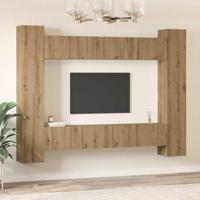 Tv-meubelset 10 pcs Artisan Eiken 30,5 x 30 x 90 cm - thumbnail