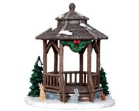 Lemax winter gazebo kerstdorp tafereel Vail Village 2014 - thumbnail
