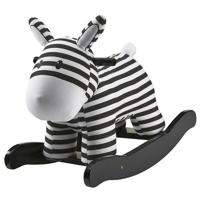 Kid's Concept hobbelzebra 64 cm zwart/wit - thumbnail